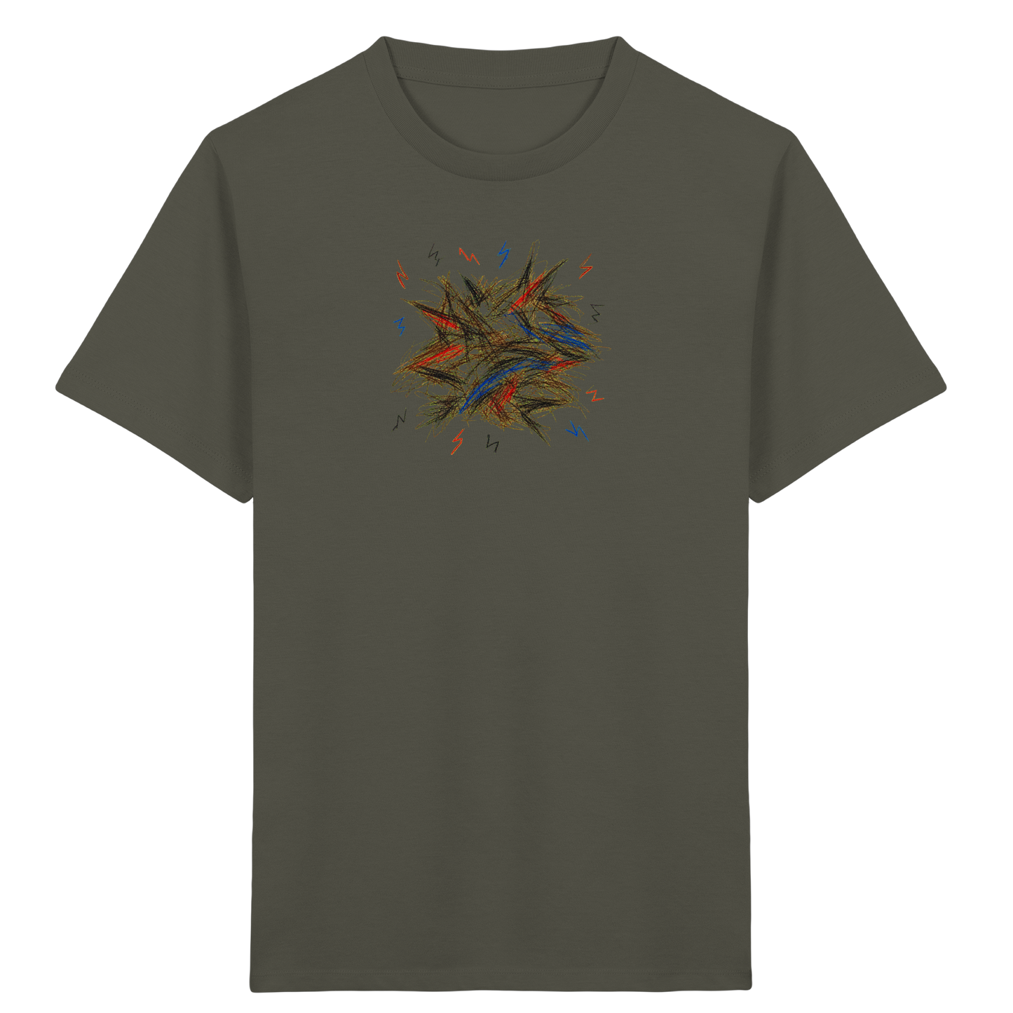 Wildes Energie T-Shirt mit Blitzen - Kinder Bio T-Shirt