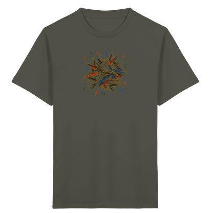 Wildes Energie T-Shirt mit Blitzen - Kinder Bio T-Shirt