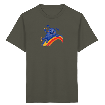 Regenbogenracker Kritzelmonster Kinder Shirt - Kinder Bio T-Shirt