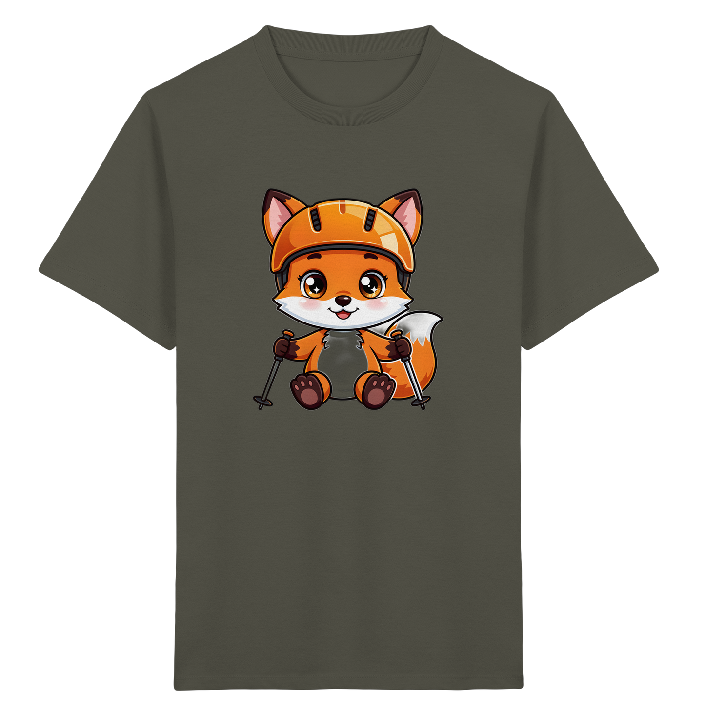 Fuchs-Ski-Abenteuer: Dein Winter-T-Shirt