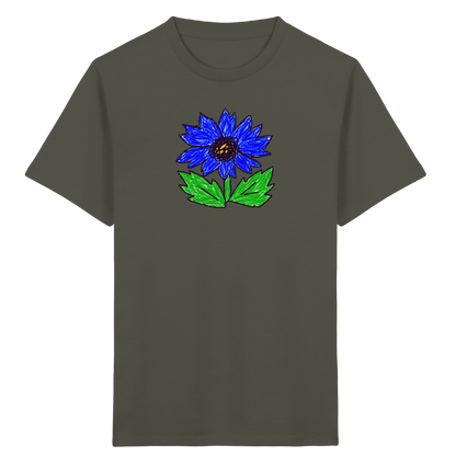 Kritzel Kornblume Kinder Shirt - Kinder Bio T-Shirt