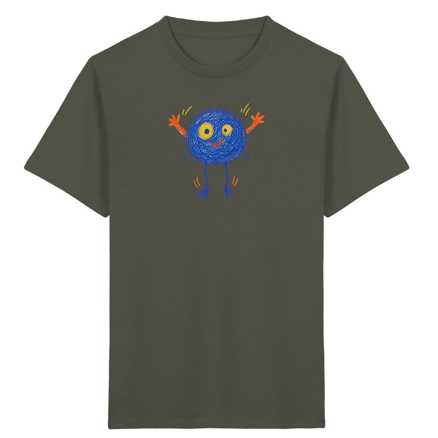 Hüpfkugel Kritzelmonster Kinder T-Shirt - Kinder Bio T-Shirt
