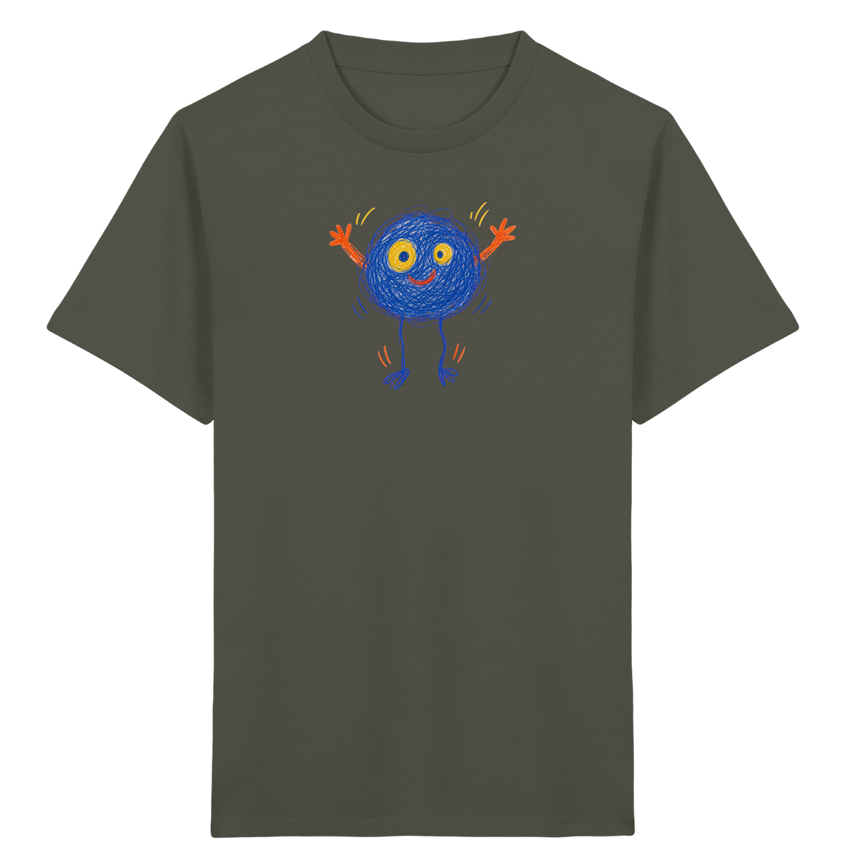 Hüpfkugel Kritzelmonster Kinder T-Shirt - Kinder Bio T-Shirt
