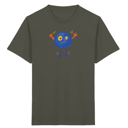 Hüpfkugel Kritzelmonster Kinder T-Shirt - Kinder Bio T-Shirt