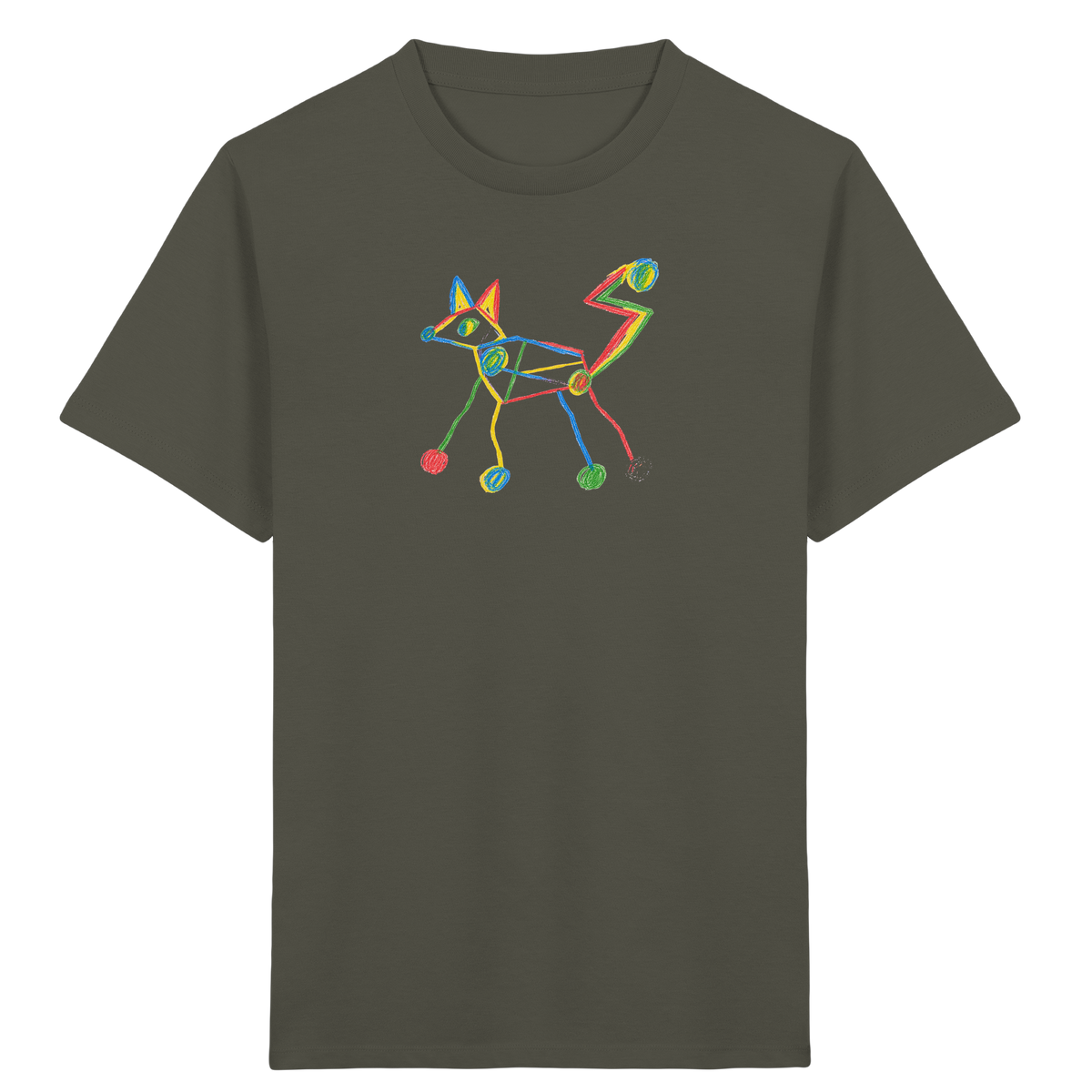 Farbpunkt-Fuchs Kinder Shirt - Kinder Bio T-Shirt