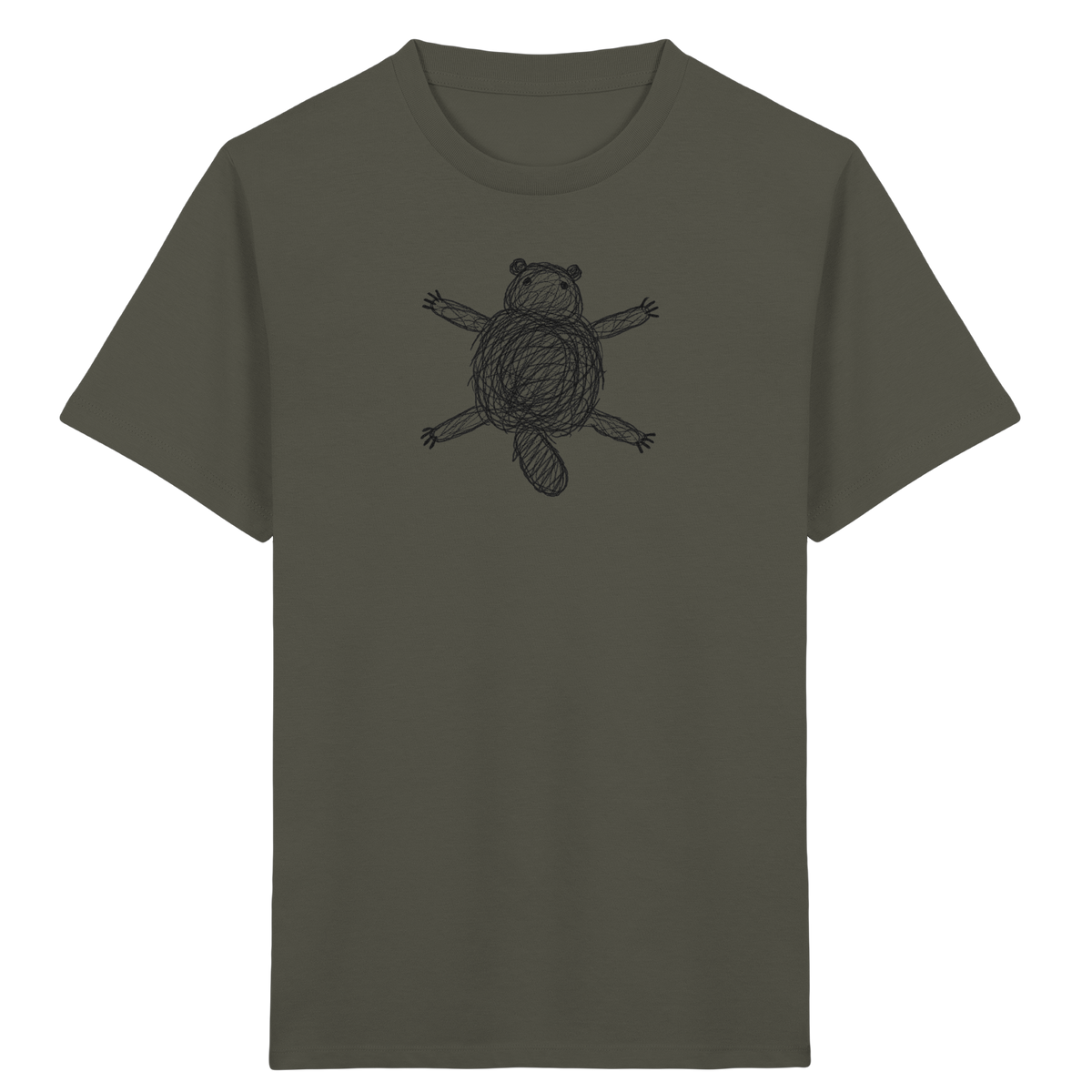 Murmeltier von oben - Kinder Bio T-Shirt