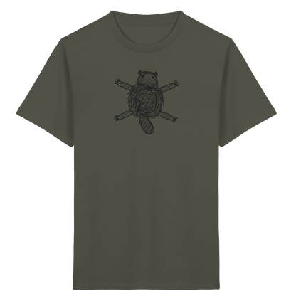 Murmeltier von oben - Kinder Bio T-Shirt