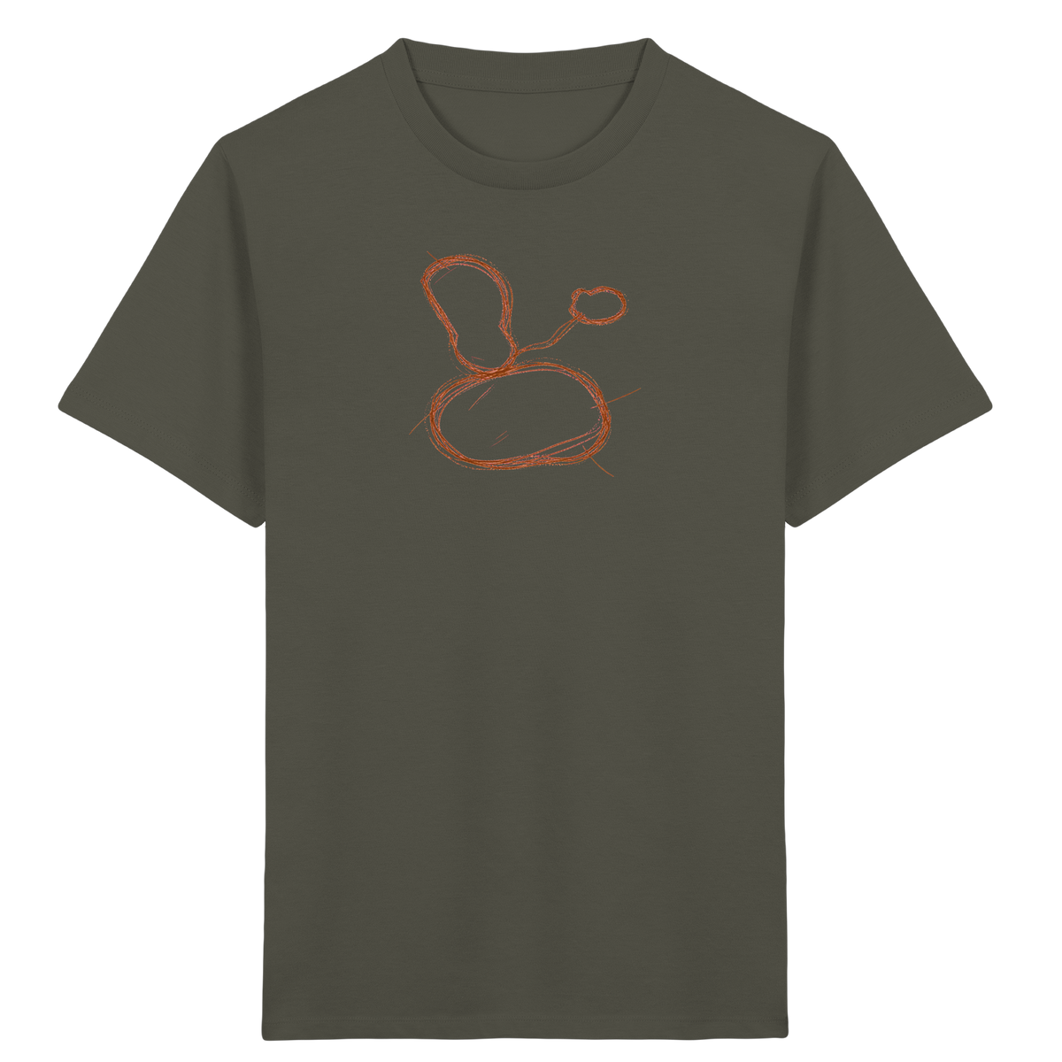 Kastanienbraune Formenfamilie Shirt - Kinder Bio T-Shirt