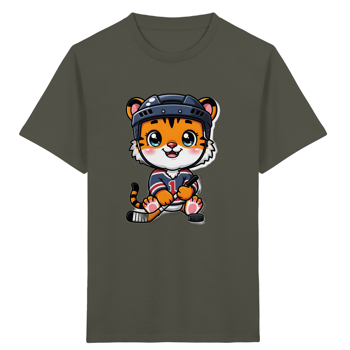 Eishockey Tiger: Cooles Kinder T-Shirt