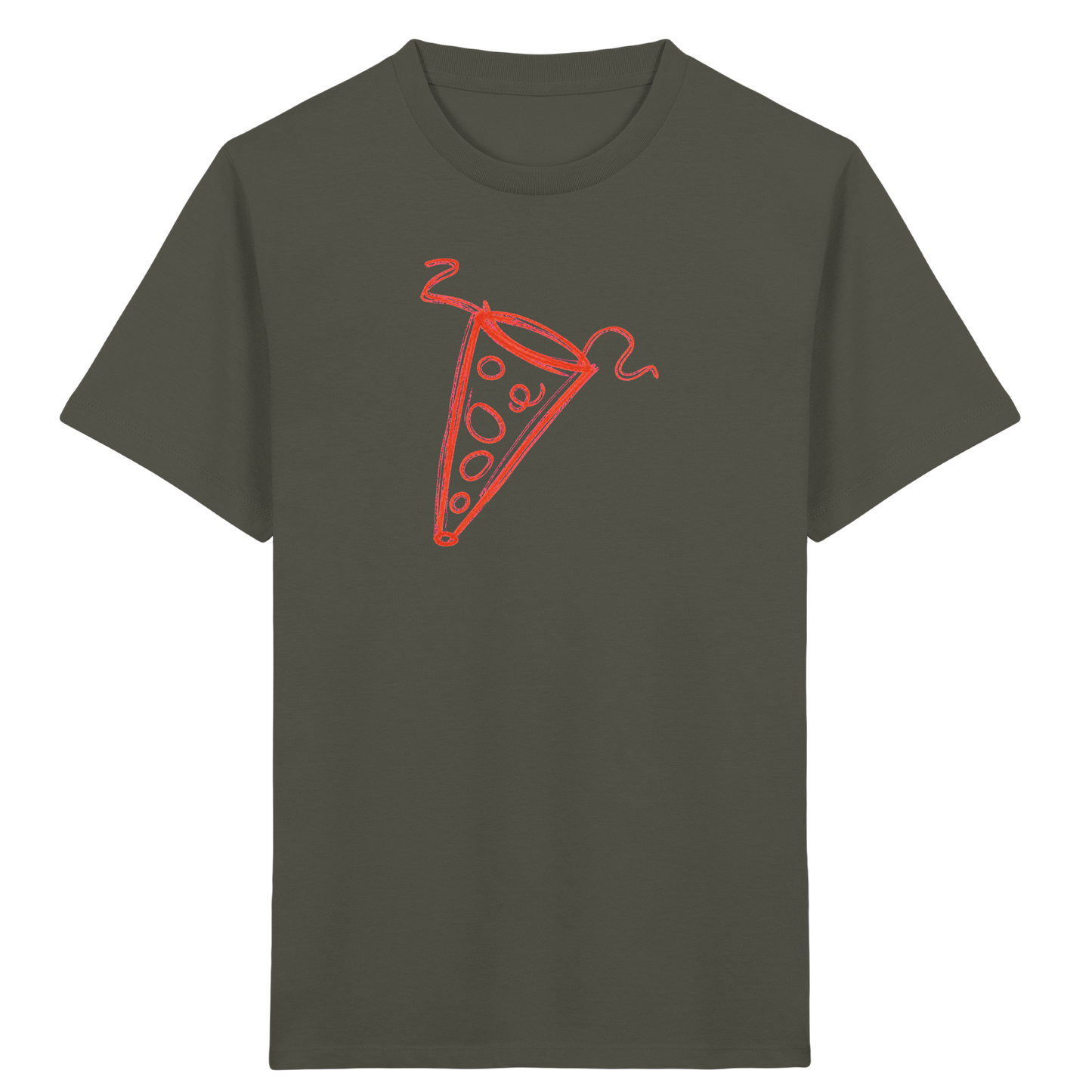 Orange Kringel Schultüte Shirt - Kinder Bio T-Shirt