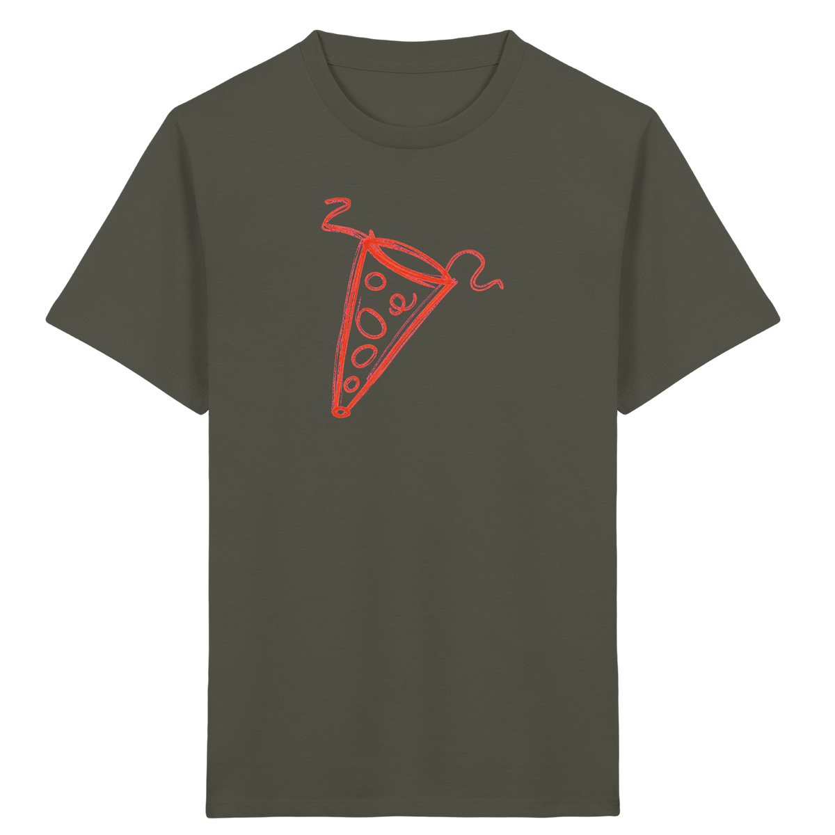 Orange Kringel Schultüte Shirt - Kinder Bio T-Shirt