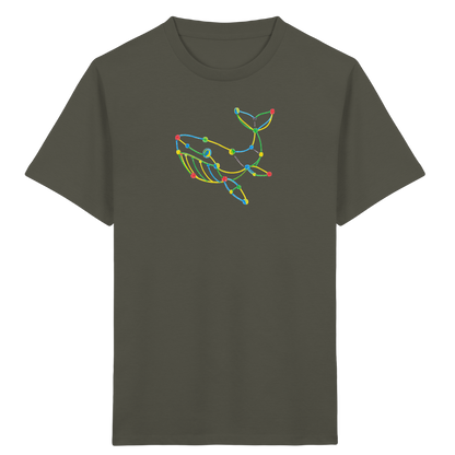Farbpunkt Wal Kinder Motiv - Kinder Bio T-Shirt