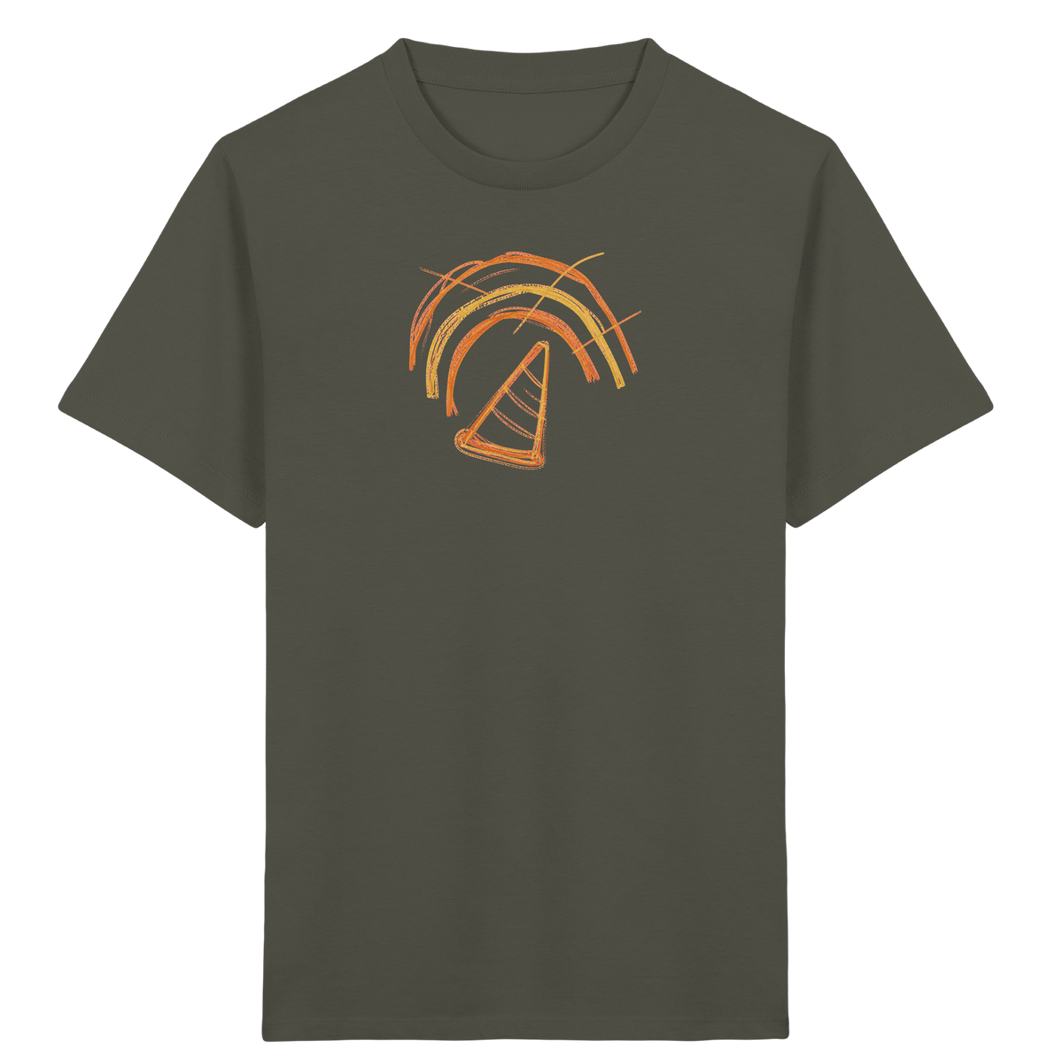 Wackelregenbogen mit Schultüte - Kinder Bio T-Shirt
