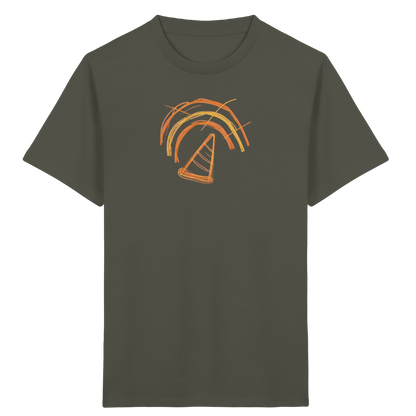 Wackelregenbogen mit Schultüte - Kinder Bio T-Shirt