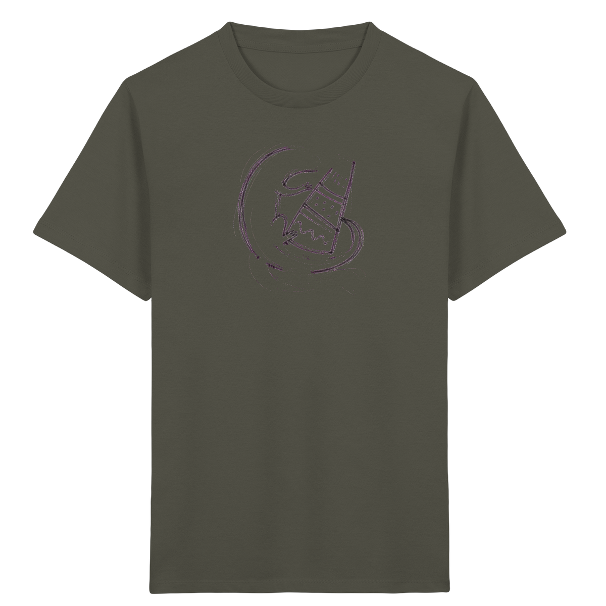 Otter mit grauer Schultüte - Kinder Bio T-Shirt