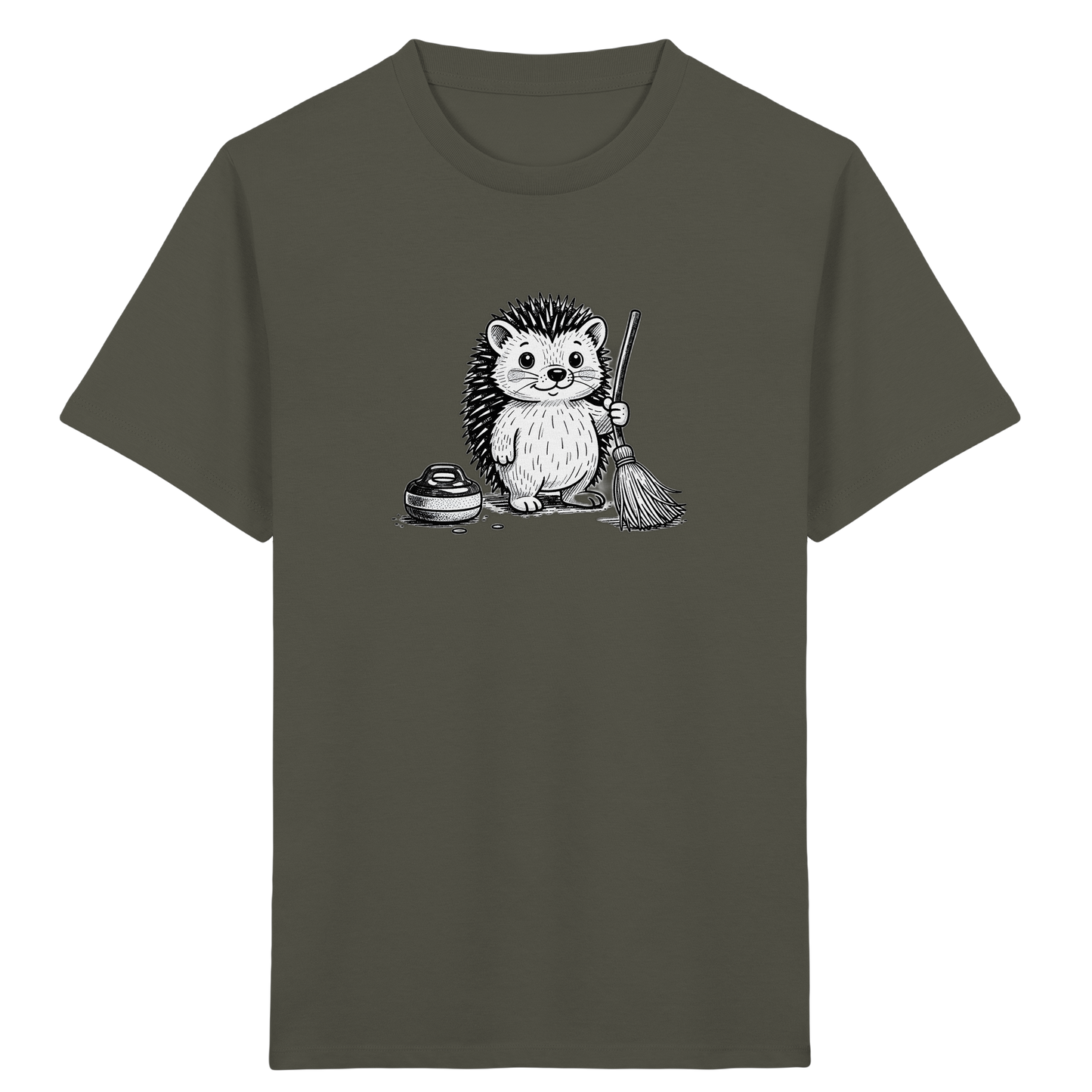 Igel beim Curling: Kinder T-Shirt - Kinder Bio T-Shirt