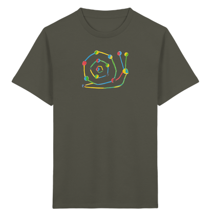 Farbpunkt Schnecke Kinder Shirt - Kinder Bio T-Shirt