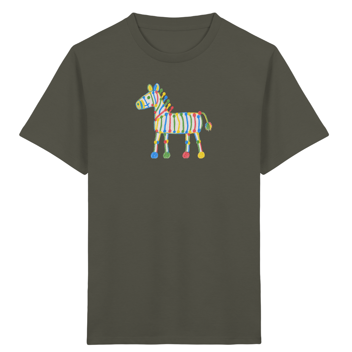 Farbpunkt Zebra für Kinder - Kinder Bio T-Shirt