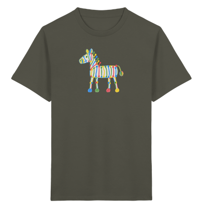Farbpunkt Zebra für Kinder - Kinder Bio T-Shirt