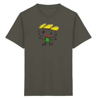 Kritzelkopf mit Windhaar - Kinder Bio T-Shirt