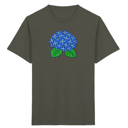 Kritzel Hortensie Kinder Shirt - Kinder Bio T-Shirt