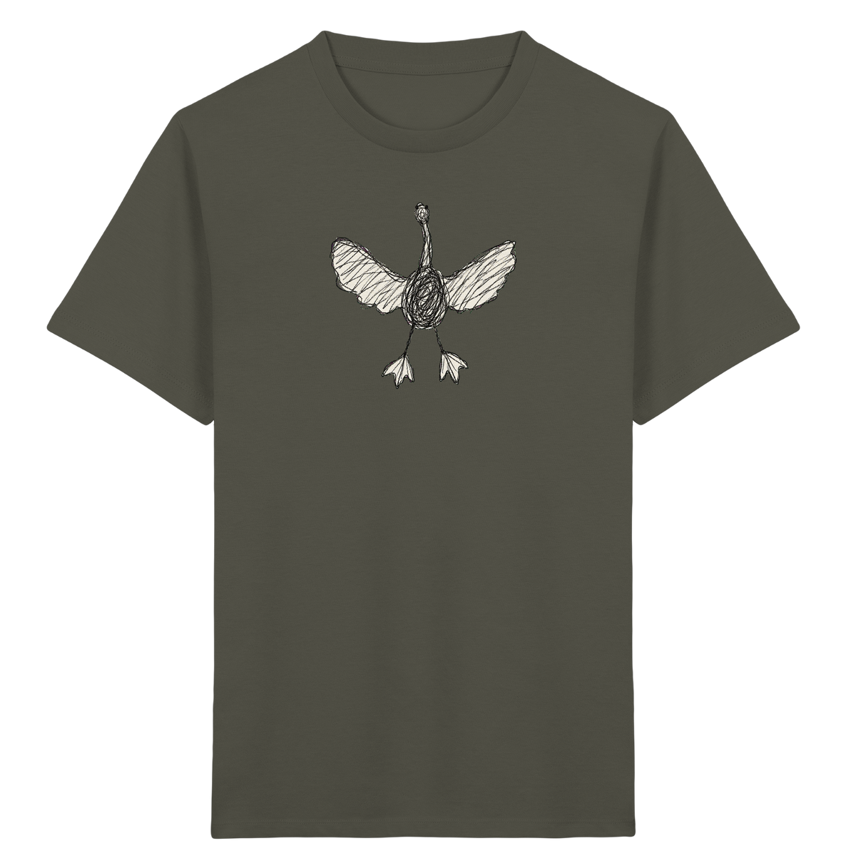 Gans landet von oben - Kinder Bio T-Shirt