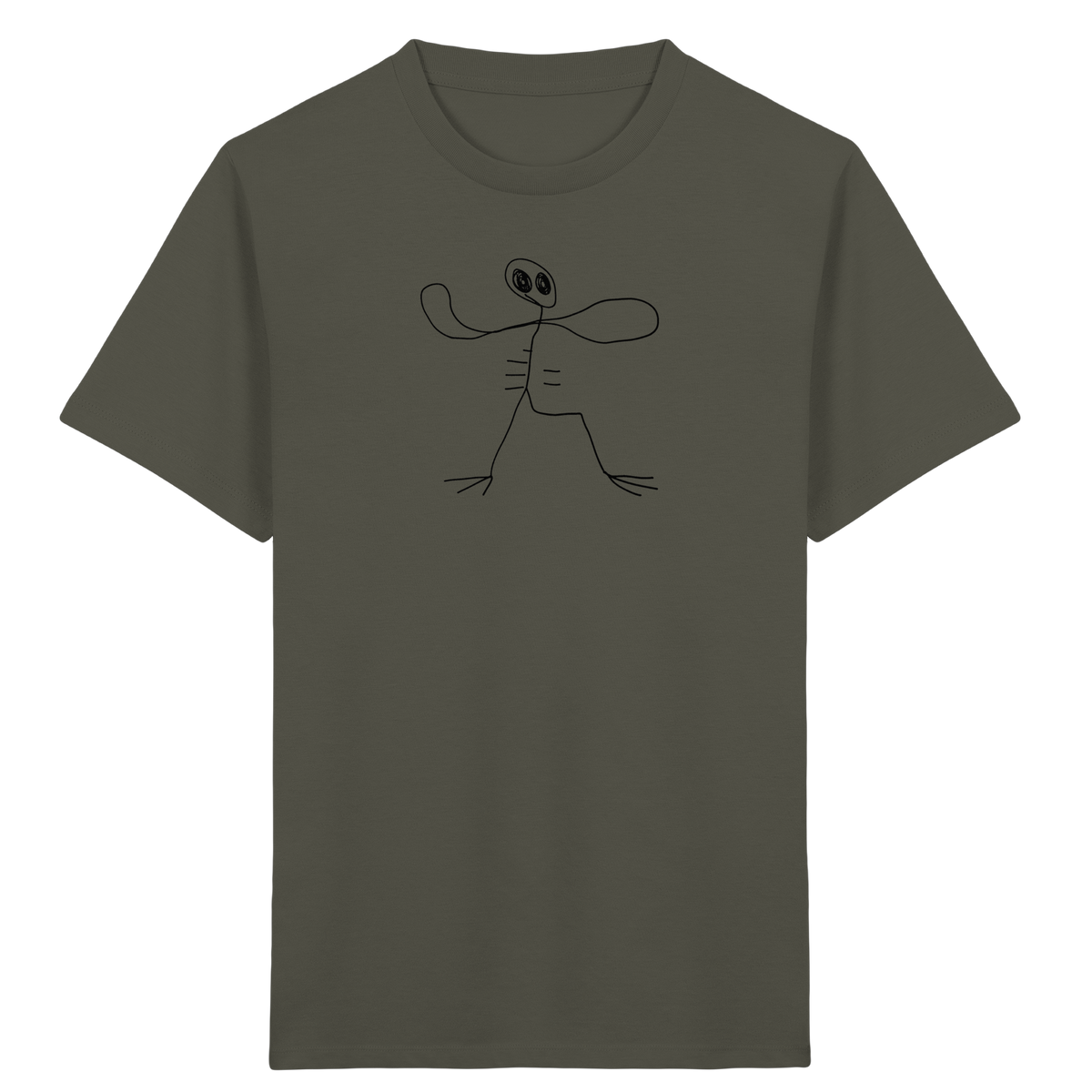 Tropfenkopf mit Stelzenbeinen - Kinder Bio T-Shirt