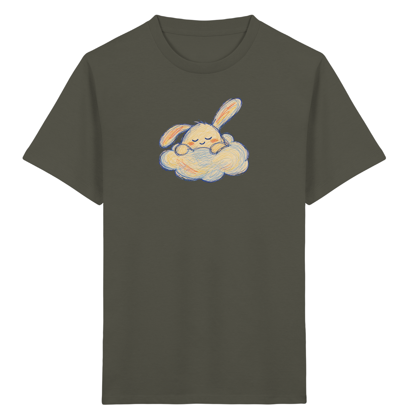 Schlafmonster im weichen Wolkenbett - Kinder Bio T-Shirt