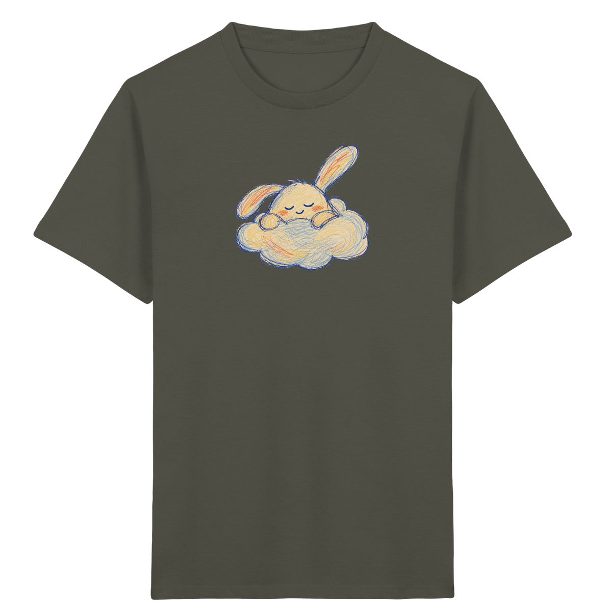 Schlafmonster im weichen Wolkenbett - Kinder Bio T-Shirt