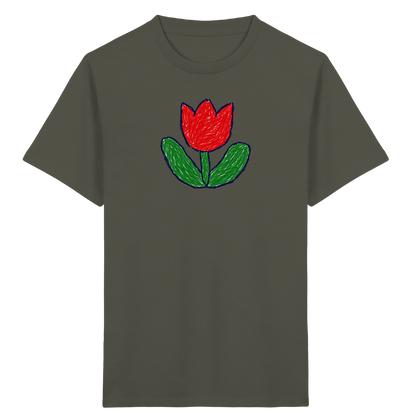 Kritzel Tulpe Kinder Shirt - Kinder Bio T-Shirt