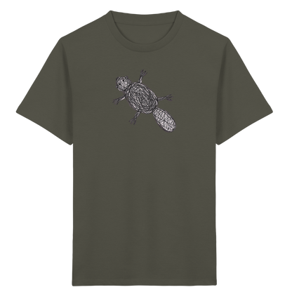 Biber von oben - Kinder Bio T-Shirt