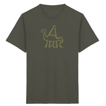 Krakeldino mit Schultüte - Kinder Bio T-Shirt