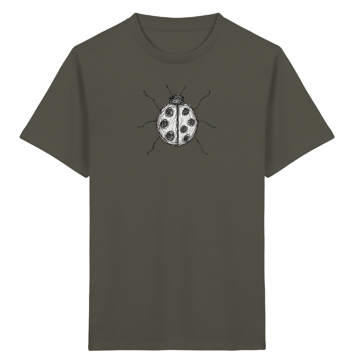 Marienkäfer von oben - Kinder Bio T-Shirt