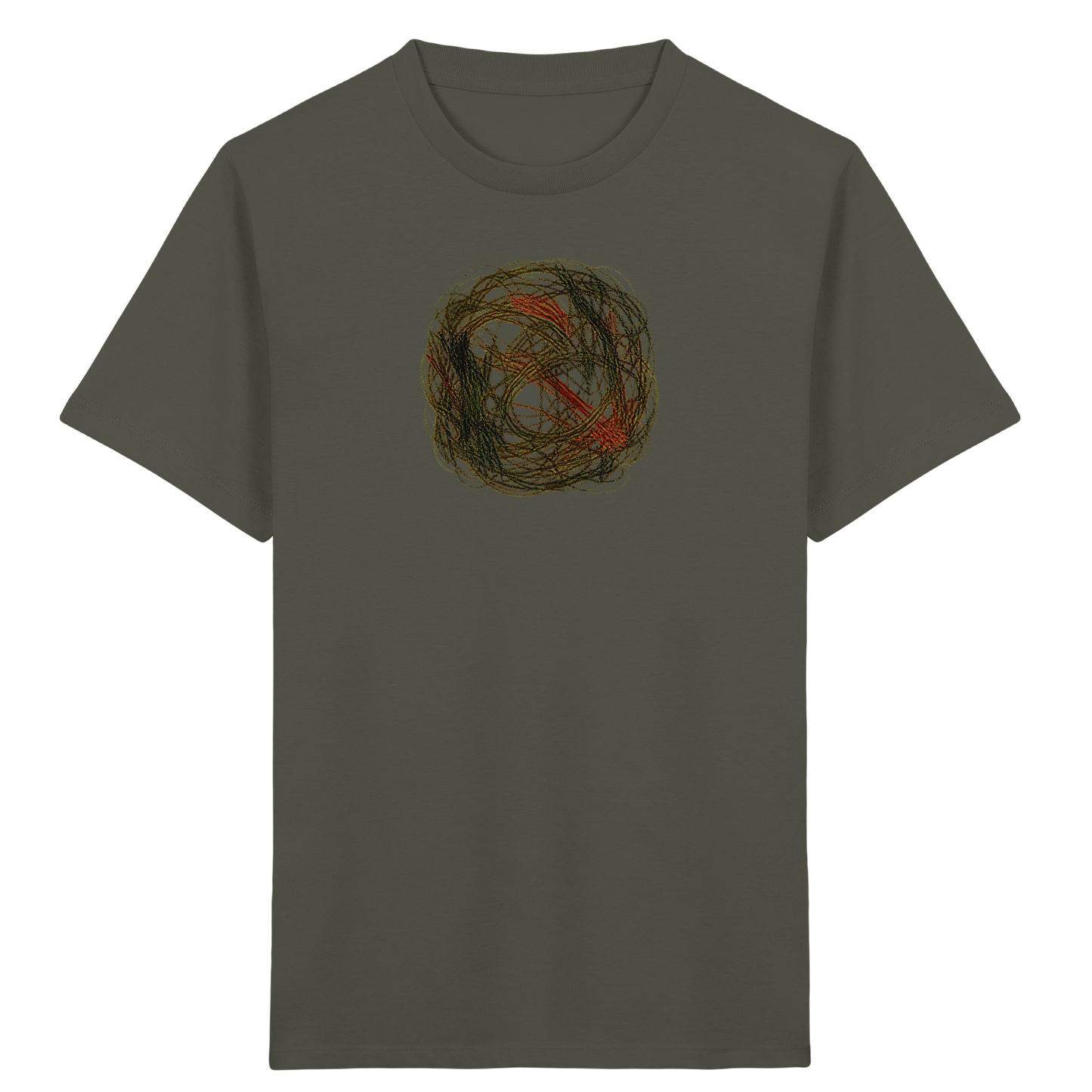 Wildes Kreide Knäuel Natur T-Shirt - Kinder Bio T-Shirt