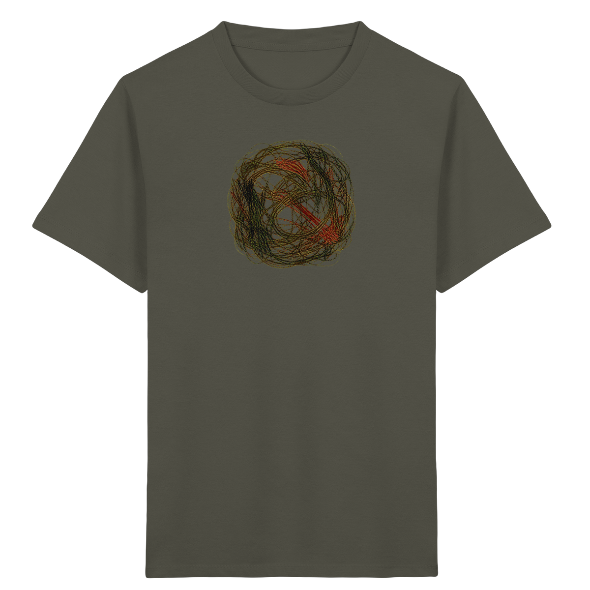 Wildes Kreide Knäuel Natur T-Shirt - Kinder Bio T-Shirt