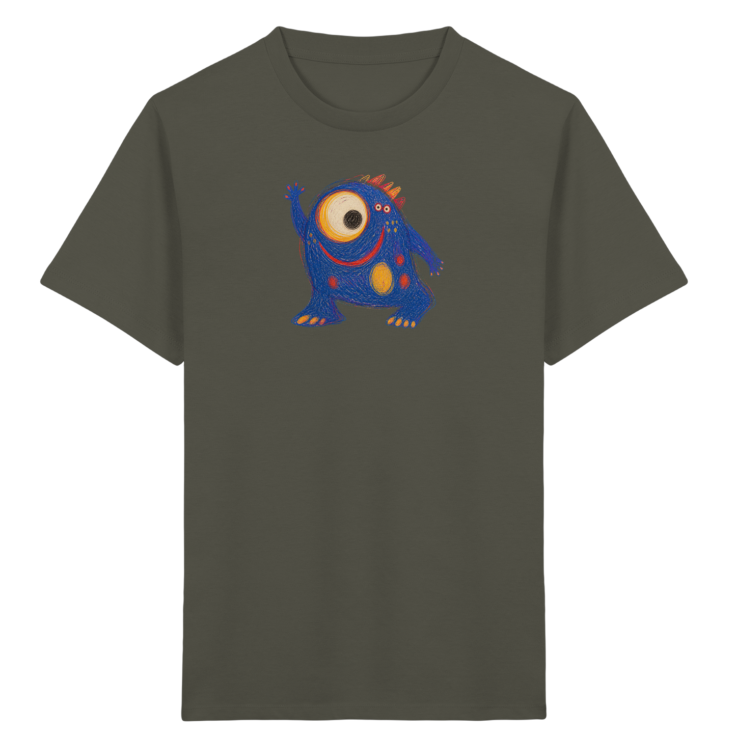 Kullerauge Kritzelmonster Kinder Shirt - Kinder Bio T-Shirt