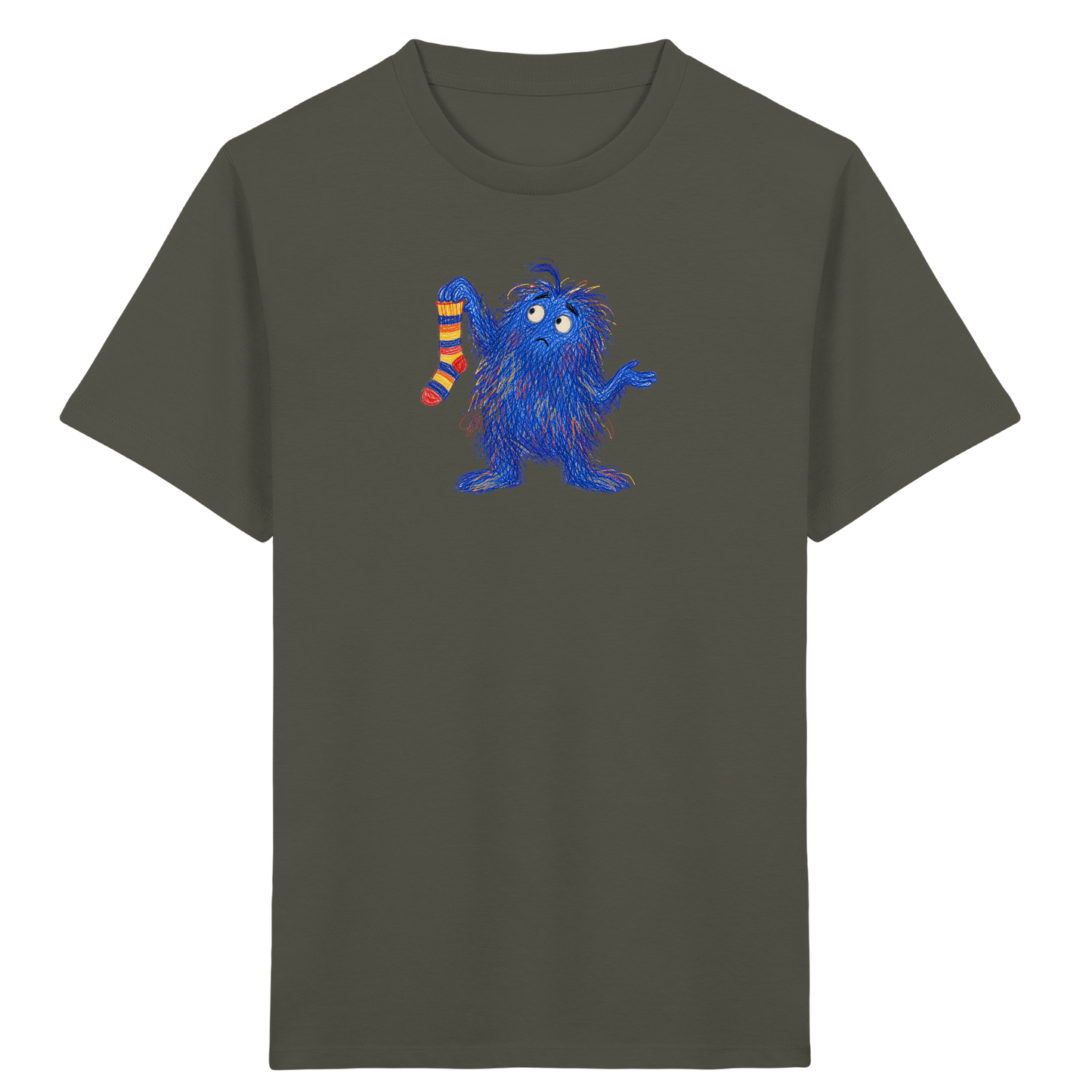 Sockensucher Monster Kinder T-Shirt - Kinder Bio T-Shirt