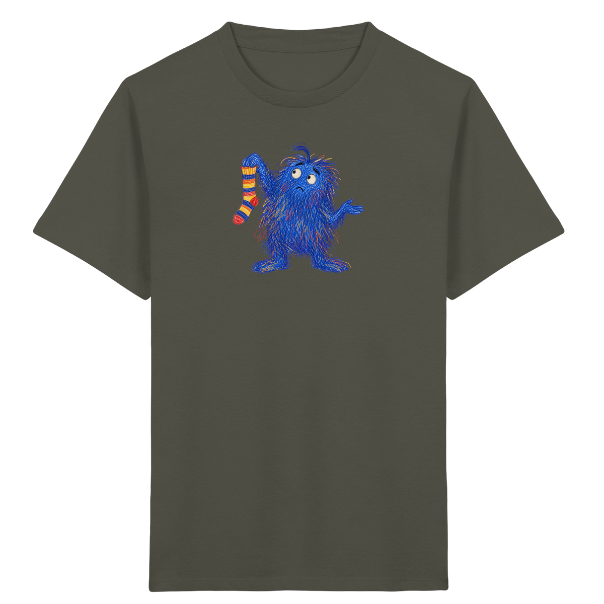 Sockensucher Monster Kinder T-Shirt - Kinder Bio T-Shirt