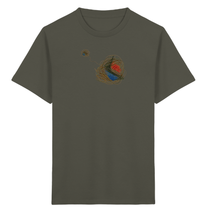 Abstraktes T-Shirt mit kunterbunten Knäueln - Kinder Bio T-Shirt