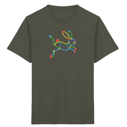Farbpunkt Hase Kinder Shirt - Kinder Bio T-Shirt