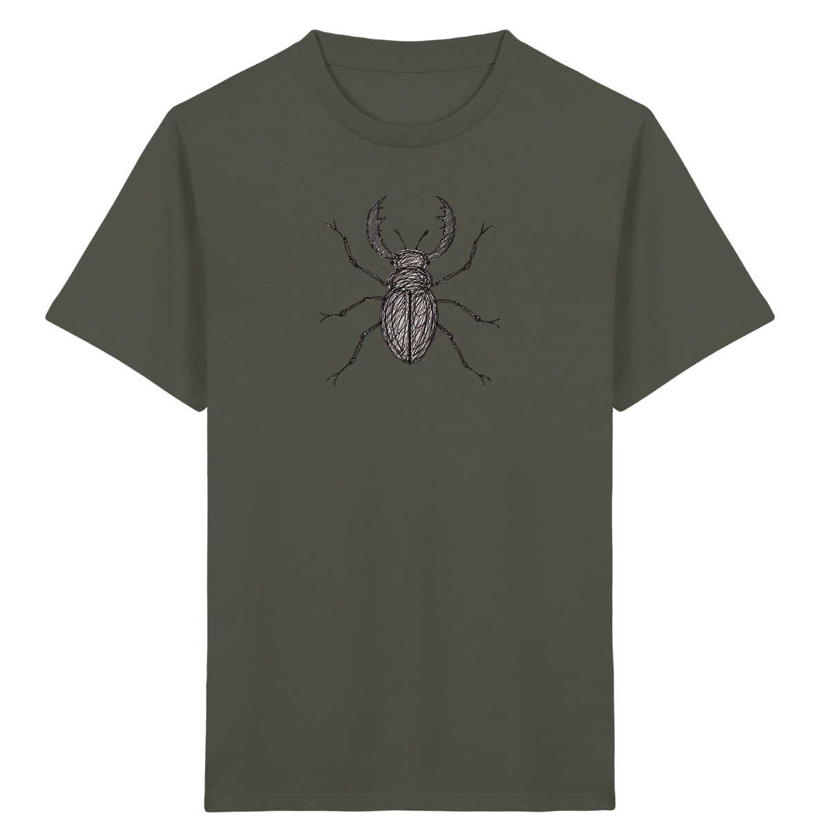 Hirschkäfer von oben - Kinder Bio T-Shirt
