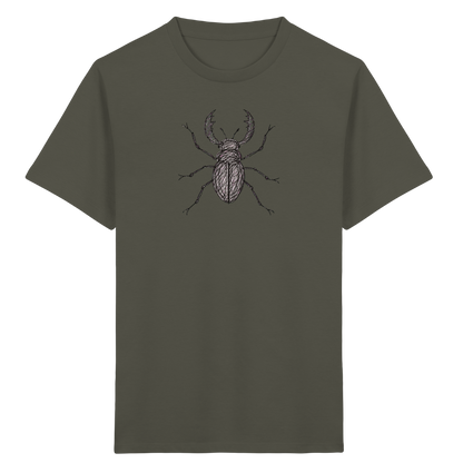 Hirschkäfer von oben - Kinder Bio T-Shirt