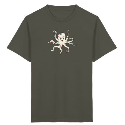Fröhliches Kraken T-Shirt für Kinder - Kinder Bio T-Shirt