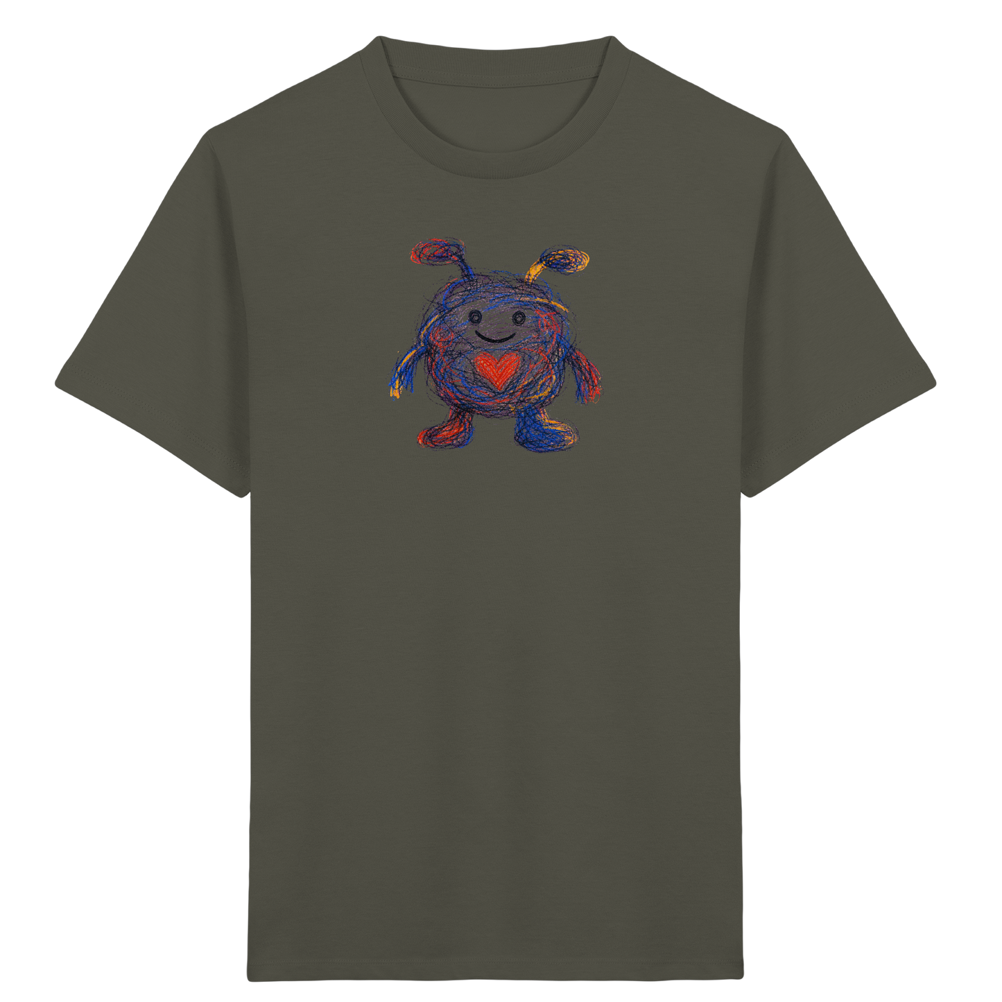 Herzknäuel Monster Kinder T-Shirt - Kinder Bio T-Shirt