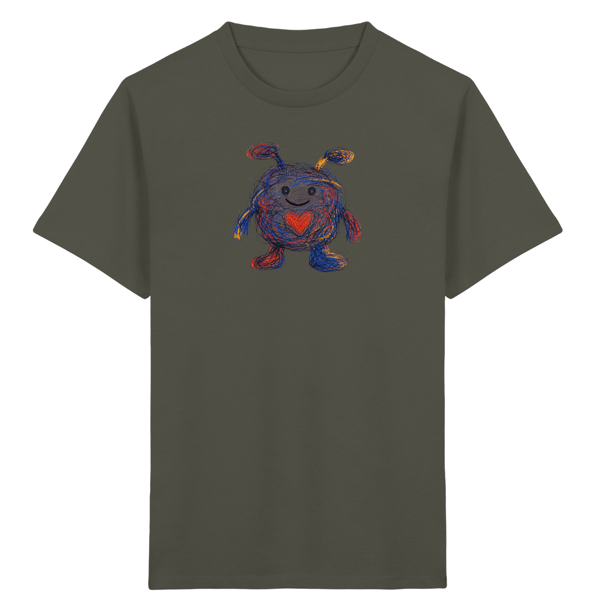 Herzknäuel Monster Kinder T-Shirt - Kinder Bio T-Shirt
