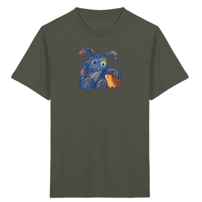 Igelkumpel Monster Freundschaft - Kinder Bio T-Shirt