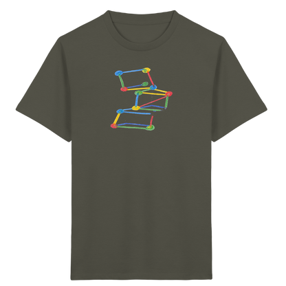 Bunte Bauklötze Farbpunkt - Kinder Bio T-Shirt