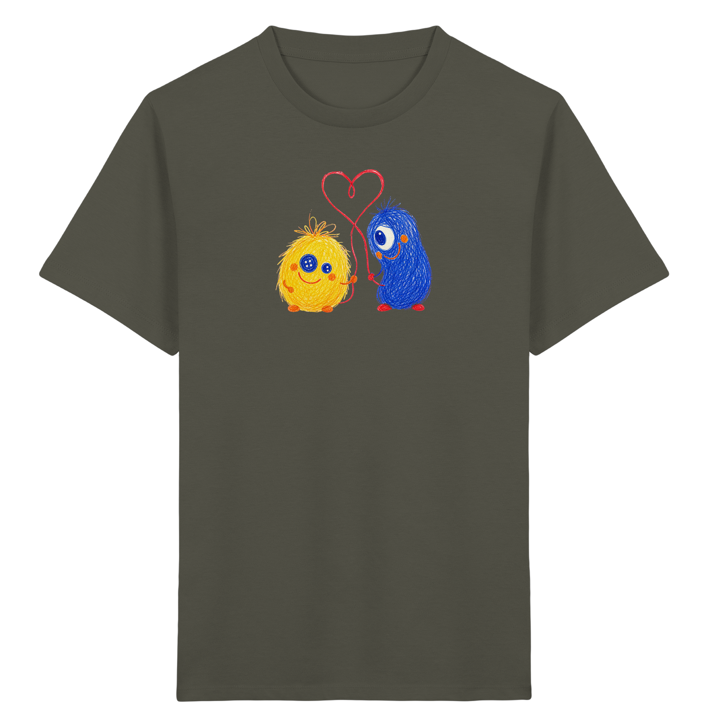 Freundschaftsfaden Monster T-Shirt - Kinder Bio T-Shirt