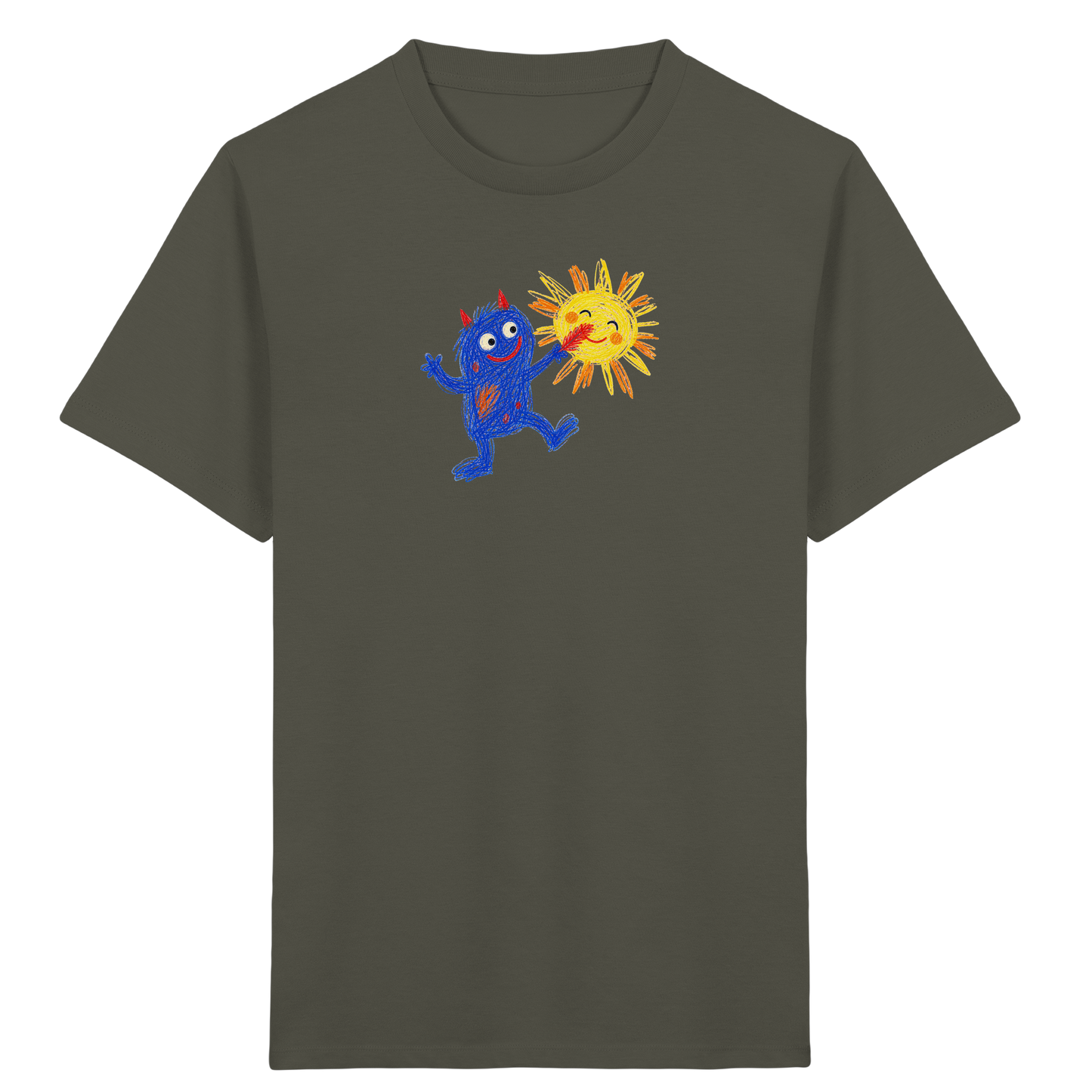 Sonnenkitzler Monster Kinder Shirt - Kinder Bio T-Shirt