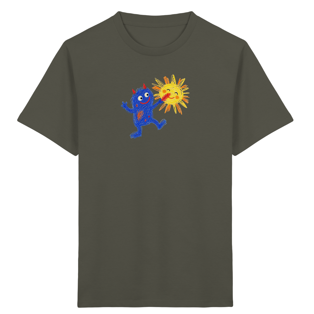 Sonnenkitzler Monster Kinder Shirt - Kinder Bio T-Shirt